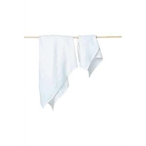 NEW BLOOM & GIVE cabo organic cotton hand towel in white